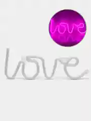 Желтый неоновая вывеска светильник на стену "LOVE", "Home", неоновый LED свеильник, ночник