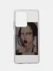 Багровый силиконовый чехол для Xiaomi Note 12 5G / POCO X5 5G (Сяоми Нот 12 5 Джи / Поко Х5), с принтом, с рисунком