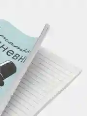 Золотистый хаки читательский дневник "Формат А5", 16 / 24 / 48 листов