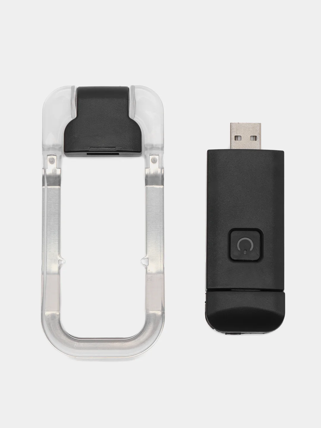 Черный лампа для чтения, на прищепке, USB