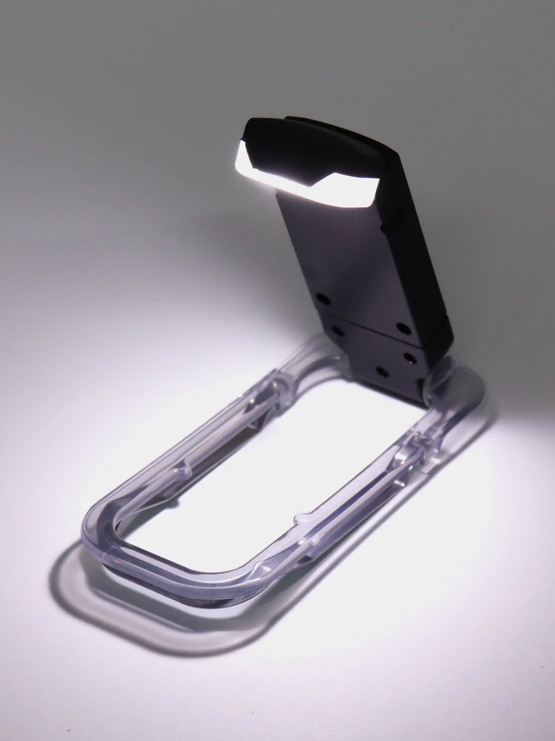 Черный лампа для чтения, на прищепке, USB