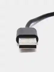 Черный кабель с быстрой зарядкой USB-Type-C, USB-lightning, USB-MicroUSB