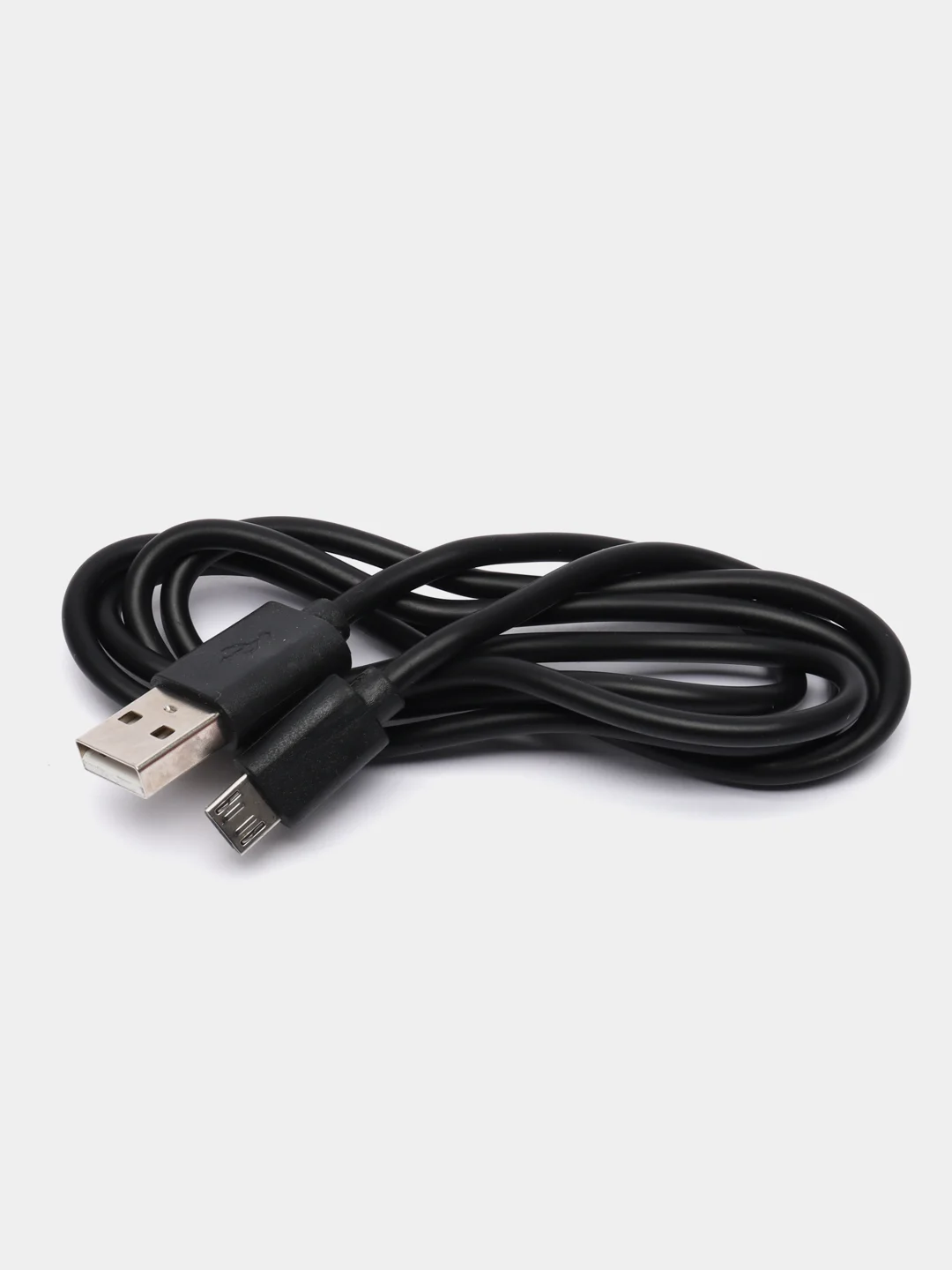 Черный кабель с быстрой зарядкой USB-Type-C, USB-lightning, USB-MicroUSB