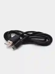 Черный кабель с быстрой зарядкой USB-Type-C, USB-lightning, USB-MicroUSB