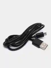 Черный кабель с быстрой зарядкой USB-Type-C, USB-lightning, USB-MicroUSB