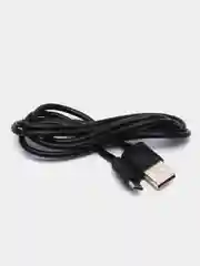 Черный кабель с быстрой зарядкой USB-Type-C, USB-lightning, USB-MicroUSB