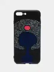 Темно-синий чехол с принтом iPhone 7+ / 8+ / X / X Max / 11 / 11 Pro Max