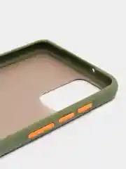 Зеленый чехол для Samsung S20+ (S20 Plus) матовый противоударный