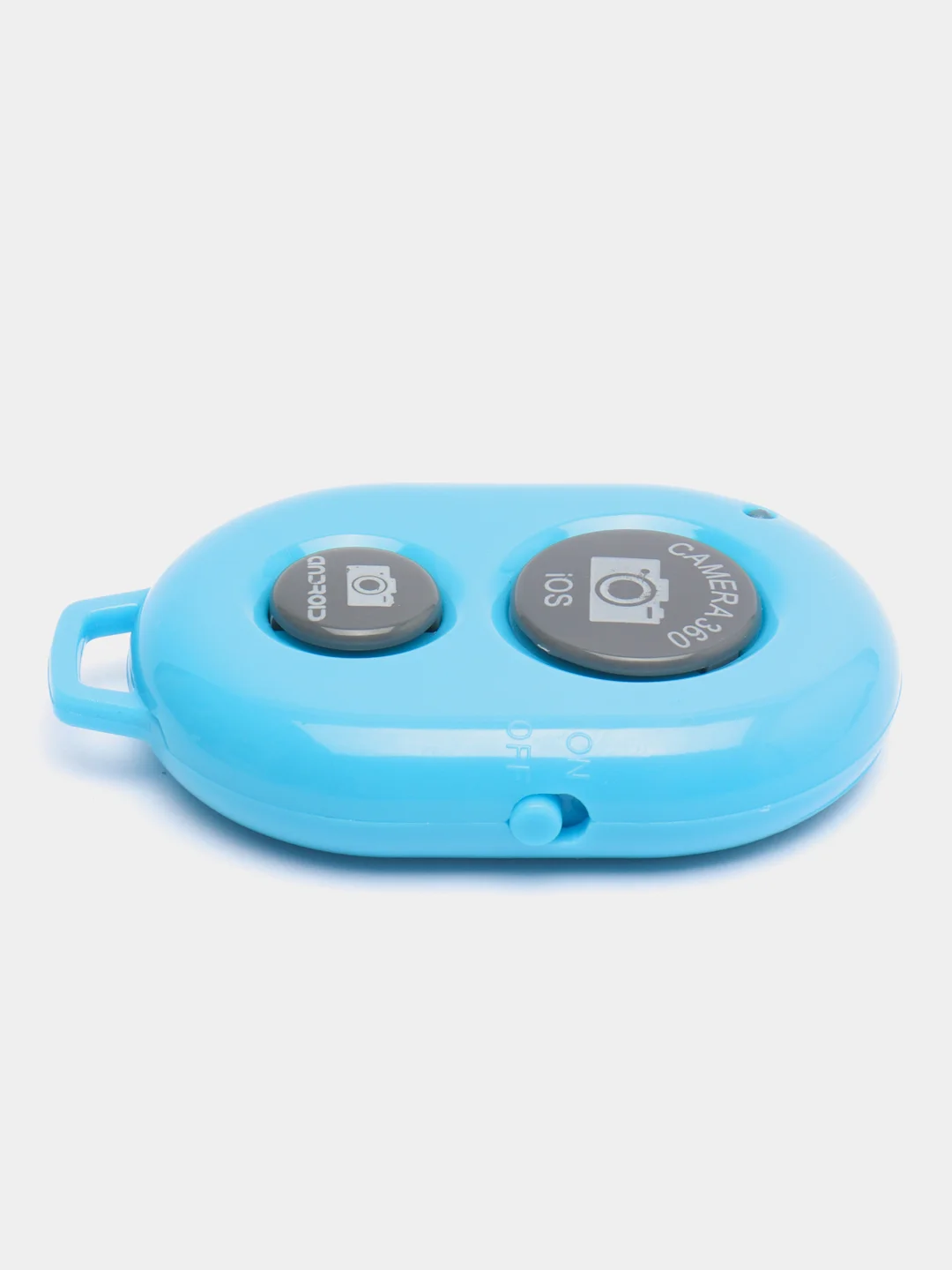 Голубой кнопка для селфи/ Блютуз пульт / Селфи кнопка / Пульт Bluetooth для селфипалки / Монопода