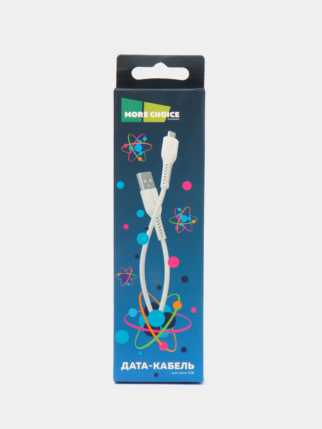Белый кабель micro-USB More choice K16, 2.0 A, 1 м, USB 2.0