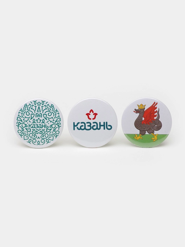 Набор значков "Казань", 37 мм