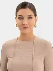 Золотой серьги "Винтаж"