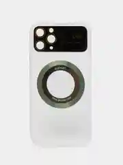 Зеленый чехол Magsafe iPhone 14 13 12 11 Pro Max Mini Plus + магсейф айфон прозрачный