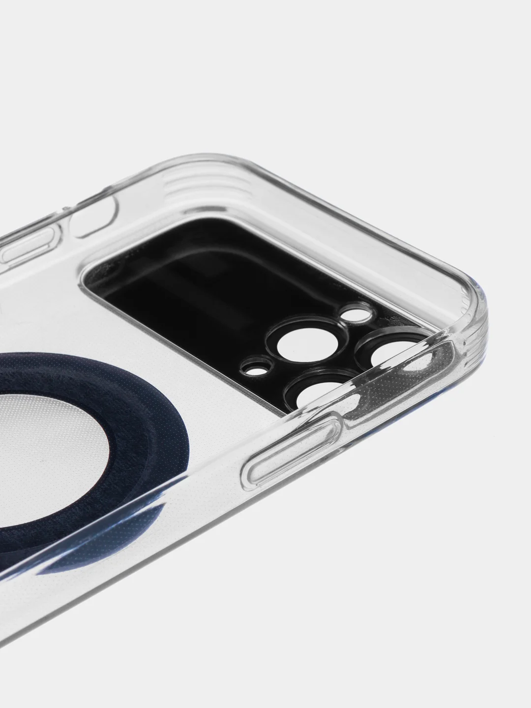 Фиолетовый чехол Magsafe iPhone 14 13 12 11 Pro Max Mini Plus + магсейф айфон прозрачный