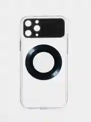 Голубой чехол Magsafe iPhone 14 13 12 11 Pro Max Mini Plus + магсейф айфон прозрачный
