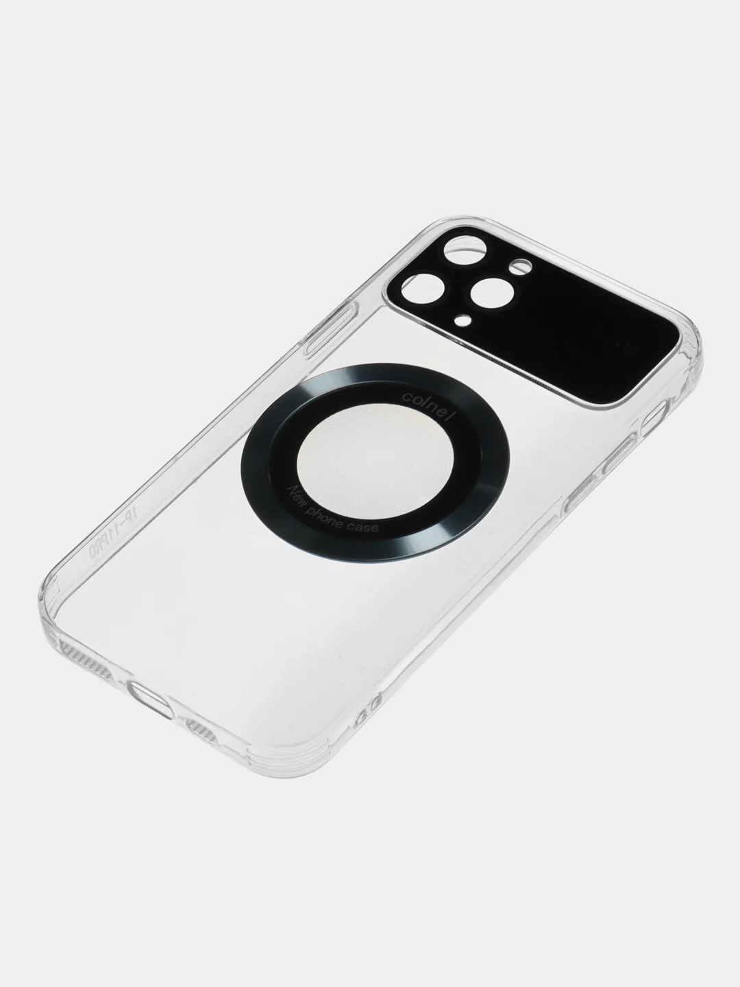 Голубой чехол Magsafe iPhone 14 13 12 11 Pro Max Mini Plus + магсейф айфон прозрачный