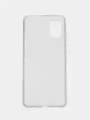 Прозрачный чехол силиконовый для Samsung Galaxy A51 накладка бампер прозрачный / черный / голубой