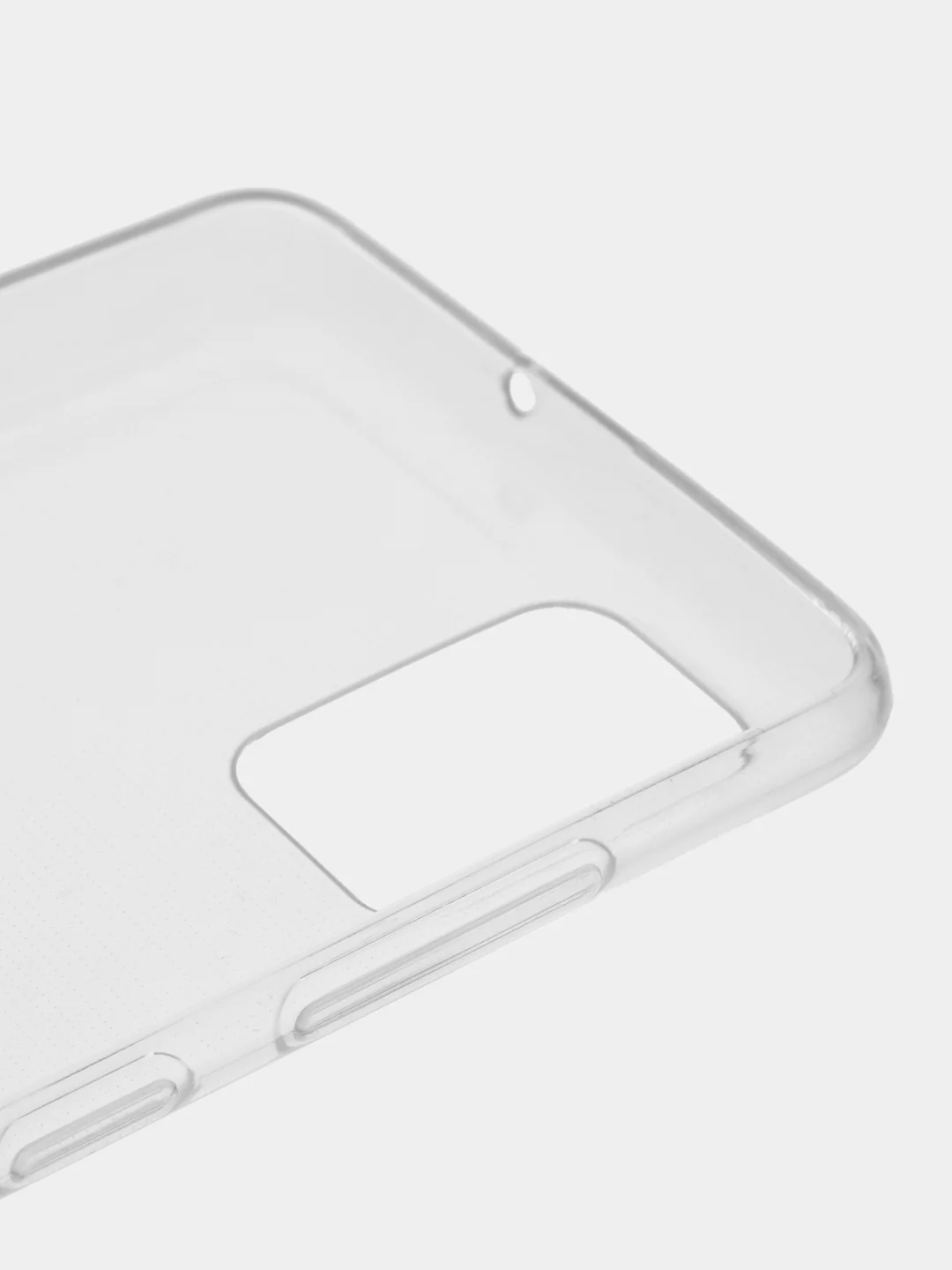 Прозрачный чехол силиконовый для Samsung Galaxy A51 накладка бампер прозрачный / черный / голубой