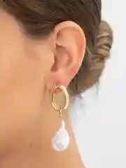 Серьги длинные, висячие, вечерние сережки в форме листика