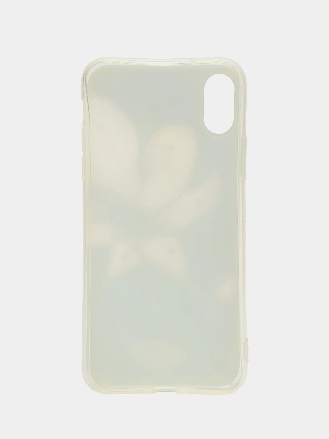 Лазурный силиконовый чехол с рисунком на айфон 6 / 6s / X / Xs / 7 Plus / 8 Plus