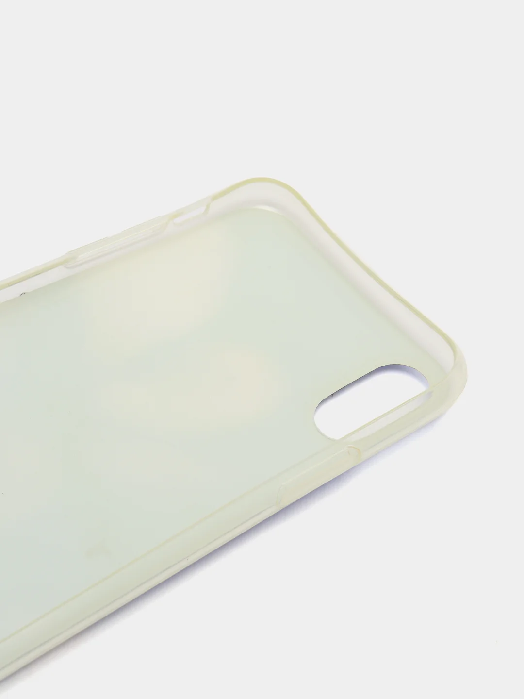 Лазурный силиконовый чехол с рисунком на айфон 6 / 6s / X / Xs / 7 Plus / 8 Plus