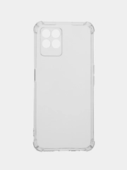 Чехол прозрачный с защитой углов и камеры для Realme 8i