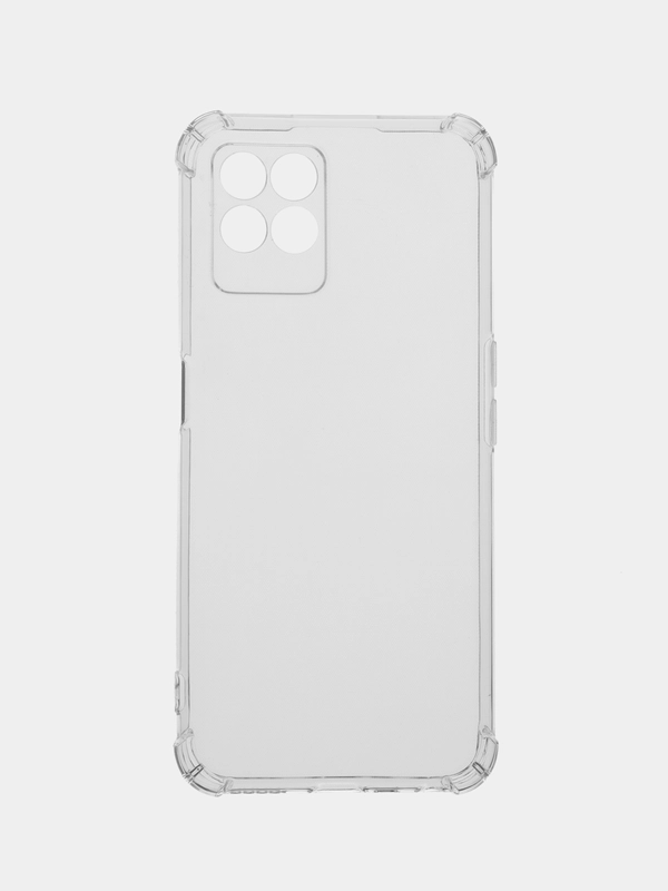 Чехол прозрачный с защитой углов и камеры для Realme 8i