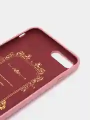 Розовый кожаный чехол для iPhone 6 / 6s / 7 Plus / 8 Plus