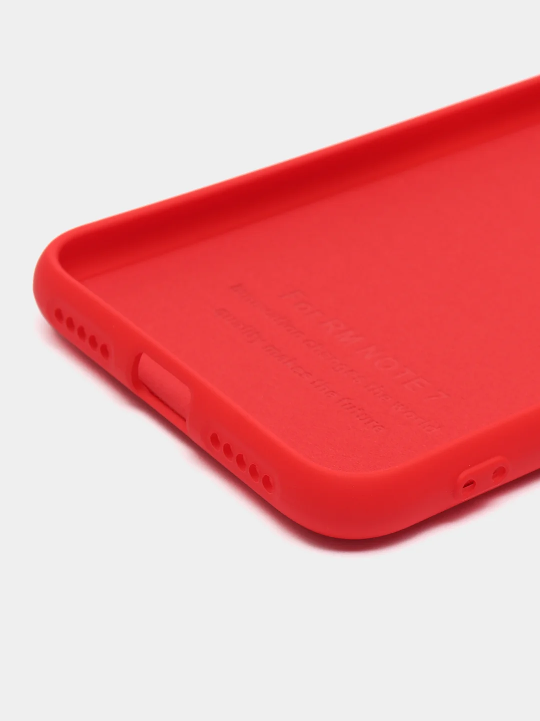 Багровый чехол силиконовый для Xiaomi Redmi Note 7, Redmi Note 7 Pro (Сяоми Редми Нот 7, 7 Про)