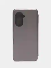 Серебряный чехол-книжка для Huawei Nova 10 SE, Хуавей Нова 10 СЕ