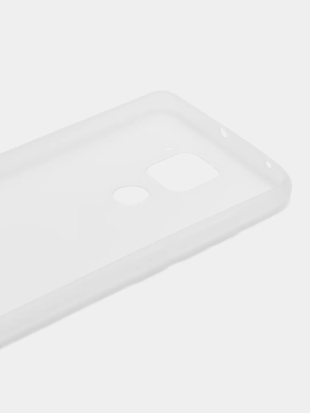 Белый чехол силиконовый LuxCase для Xiaomi Redmi Note 9