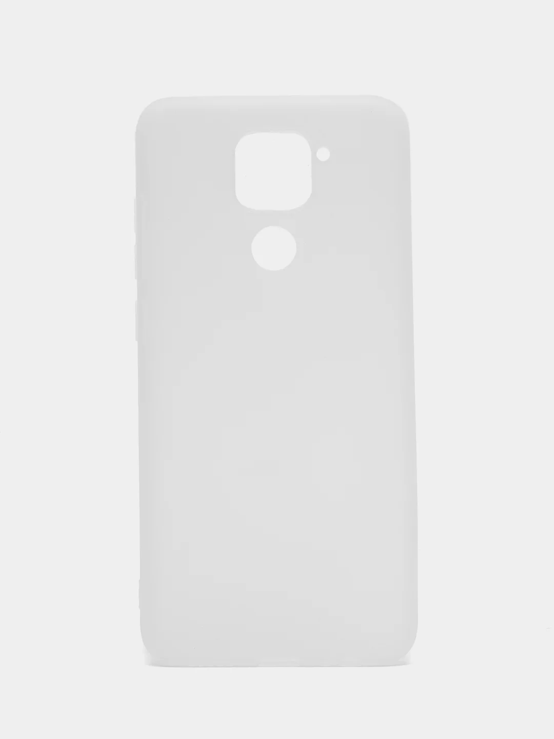Белый чехол силиконовый LuxCase для Xiaomi Redmi Note 9