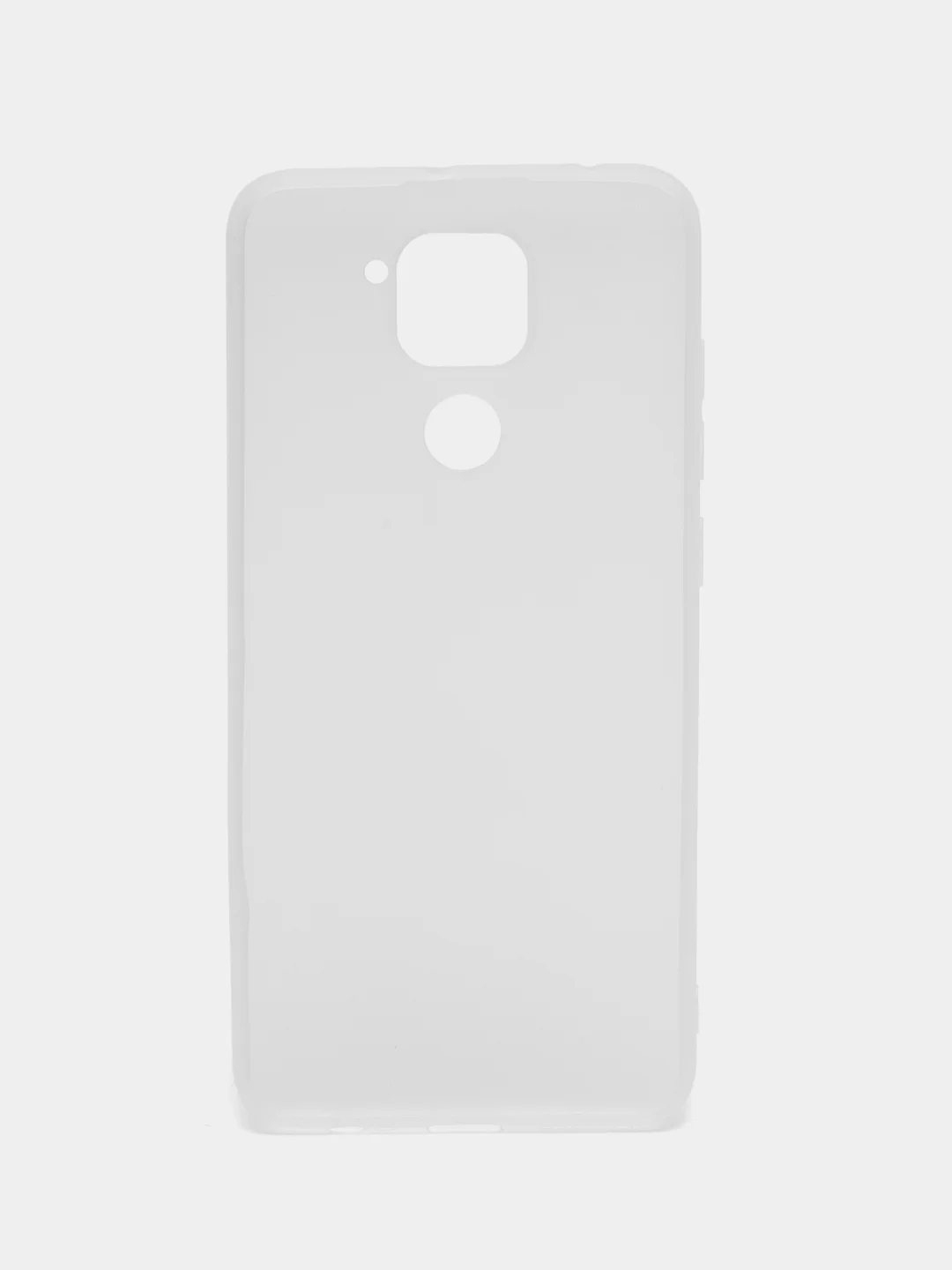 Белый чехол силиконовый LuxCase для Xiaomi Redmi Note 9