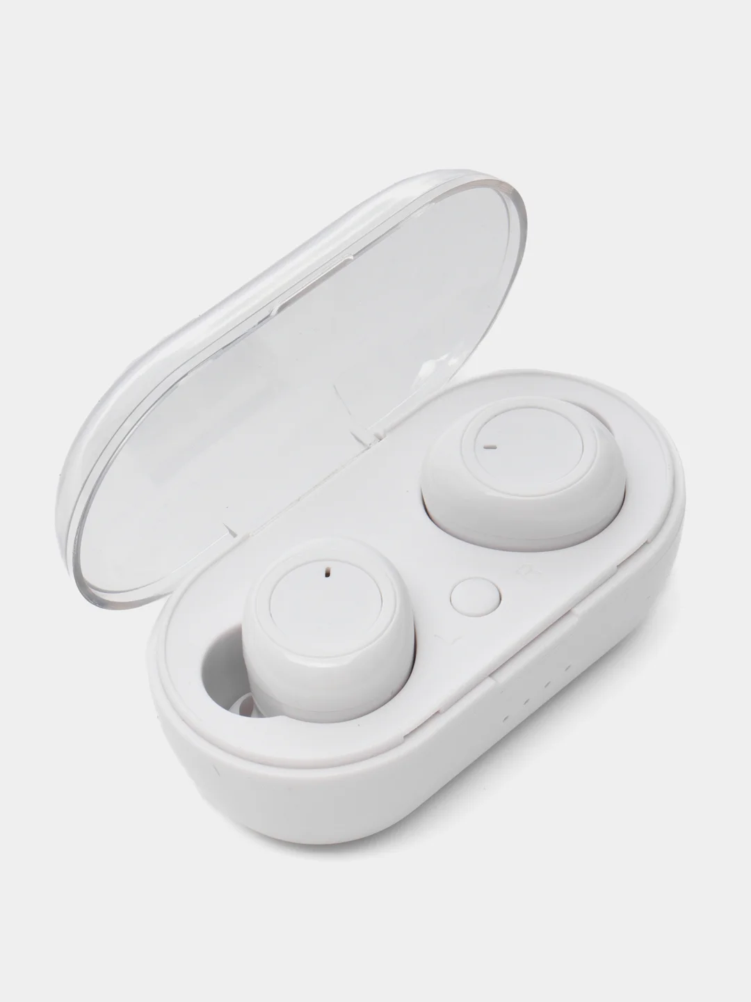 Белый наушники беспроводные TWS Y50, Bluetooth 5.0, 300 мАч, белые / черные