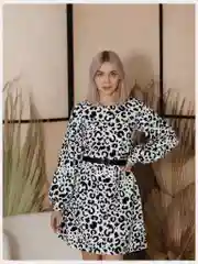 Платье женское с ремнем