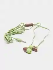Коричневый наушники с микрофоном, вакуумные, L-8