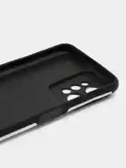 Серый металлик чехол Realme C31 / Реалми С31, силиконовый, под кожу, с рисунком