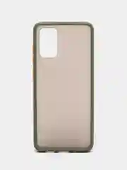 Зеленый чехол для Samsung S20+ (S20 Plus) матовый противоударный