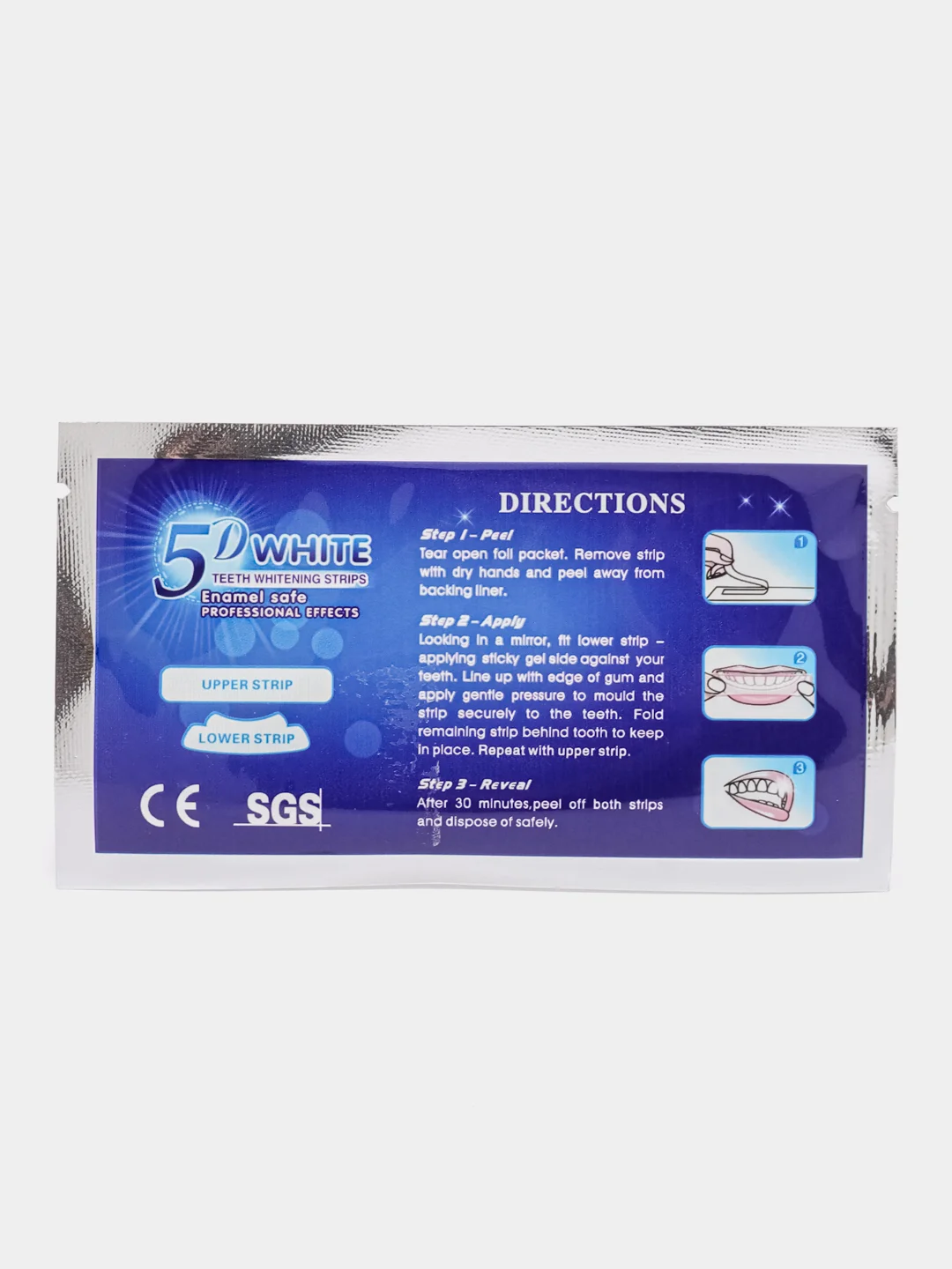 Отбеливающие полоски для зубов 5D White