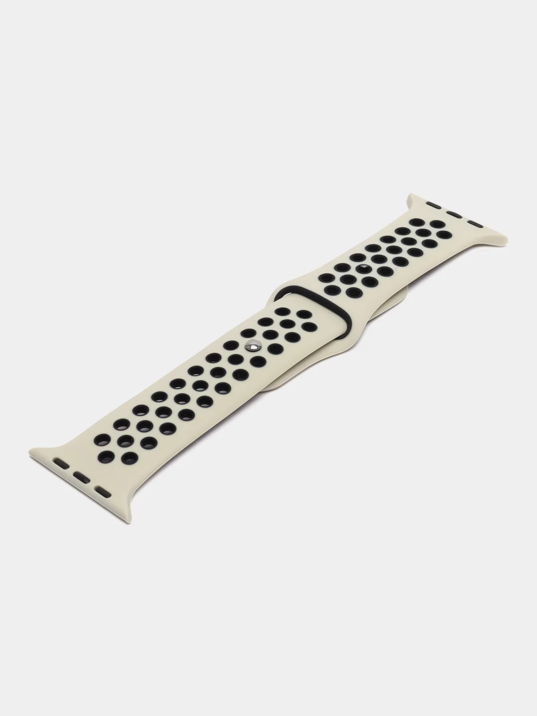 Песочный хаки спортивный силиконовый ремешок для Apple Watch 38 / 40 / 42 / 44 мм
