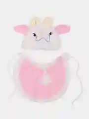 Карнавальный детский костюм "Овечка": шапка, манишка, 4-7 лет