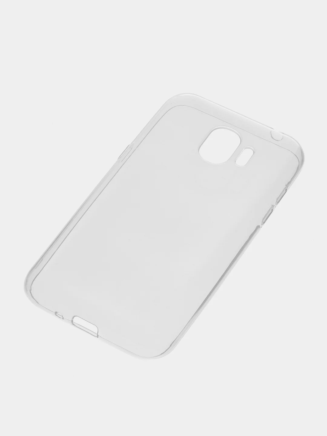 Красный силиконовый чехол накладка на Samsung Galaxy J2 Pro (2018)