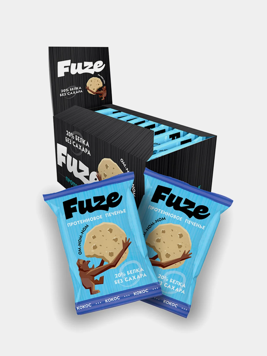 Протеиновое печенье Fuze, 40 г