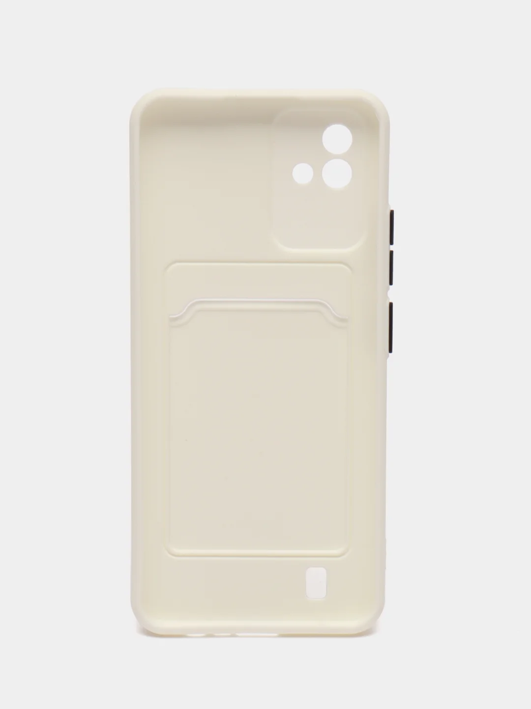Белый чехол Realme C20, Realme C11 2021  карман для пластиковой карточки