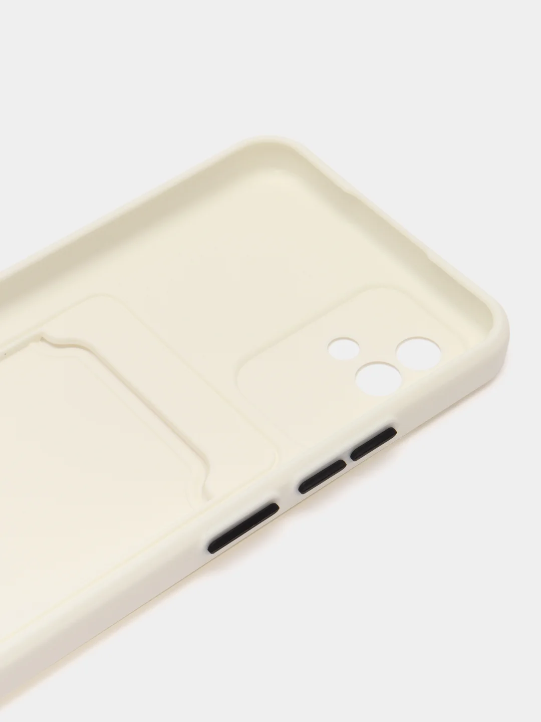 Белый чехол Realme C20, Realme C11 2021  карман для пластиковой карточки