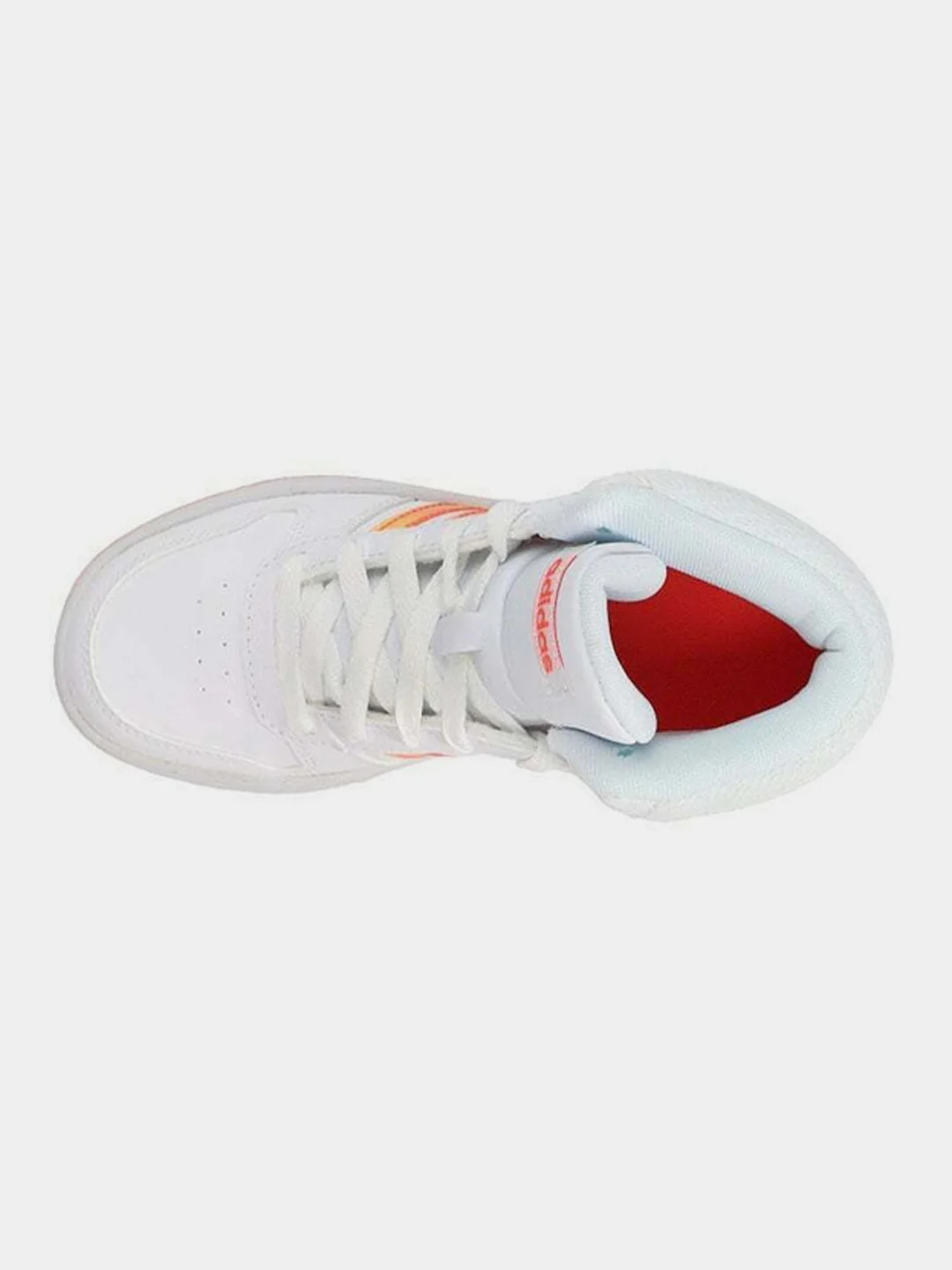 Белый кеды женские Adidas Hoops 2.0 Mid FW5695