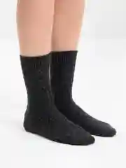 Угольный женские носки, шерстяные, термо