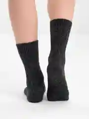 Угольный женские носки, шерстяные, термо