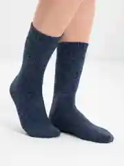 Синий женские зимние носки