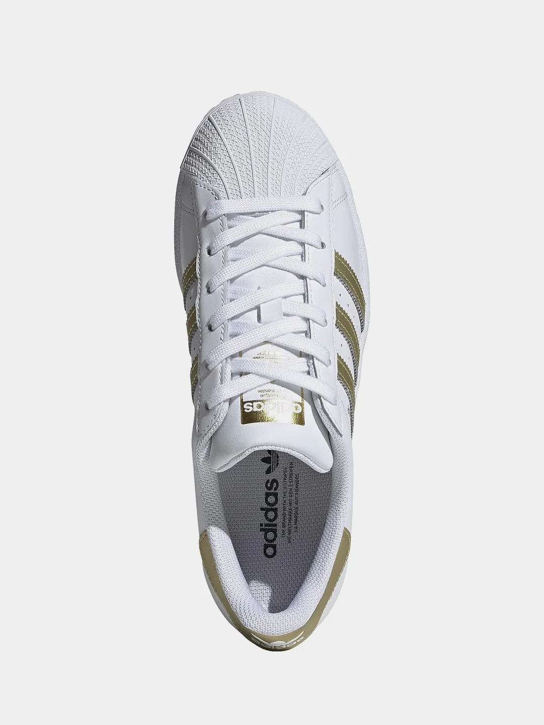 Белый кеды женские Adidas Superstar FX7483